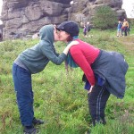 The kissing rocks at Brimham. 